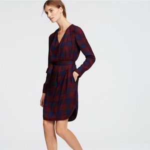Ann Taylor Plaid Shirtdress